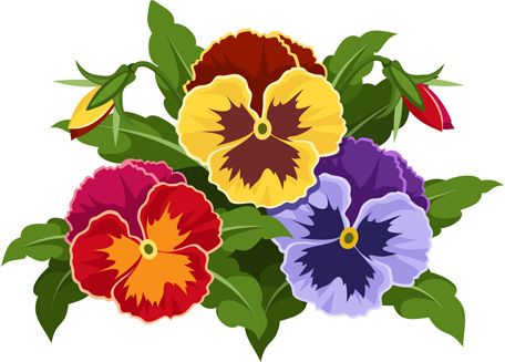 456x327 Free Flower Bouquet Clipart