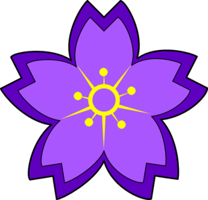 300x288 Purple Flower Clip Art Amp Look At Purple Flower Clip Art Clip Art