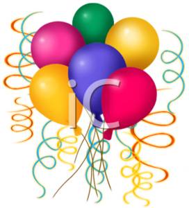 272x300 Bouquet Of Balloons Clip Art Clipart Collection