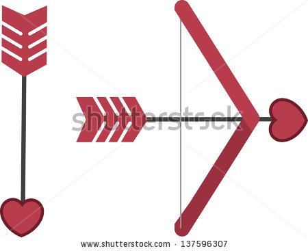 450x367 Cupid Bow And Arrow Clipart