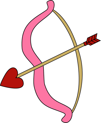 410x500 Bow And Arrow Clipart Valentines Day Bow And Arrow Clip Art