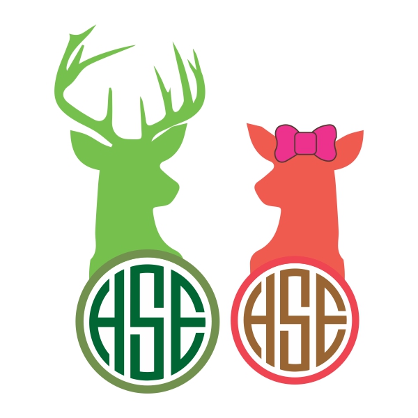600x600 Hunter Green Buck Clipart Collection