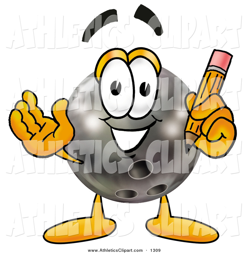 1024x1044 Clip Art Of A Black Bowling Ball Mascot Cartoon Character Holding