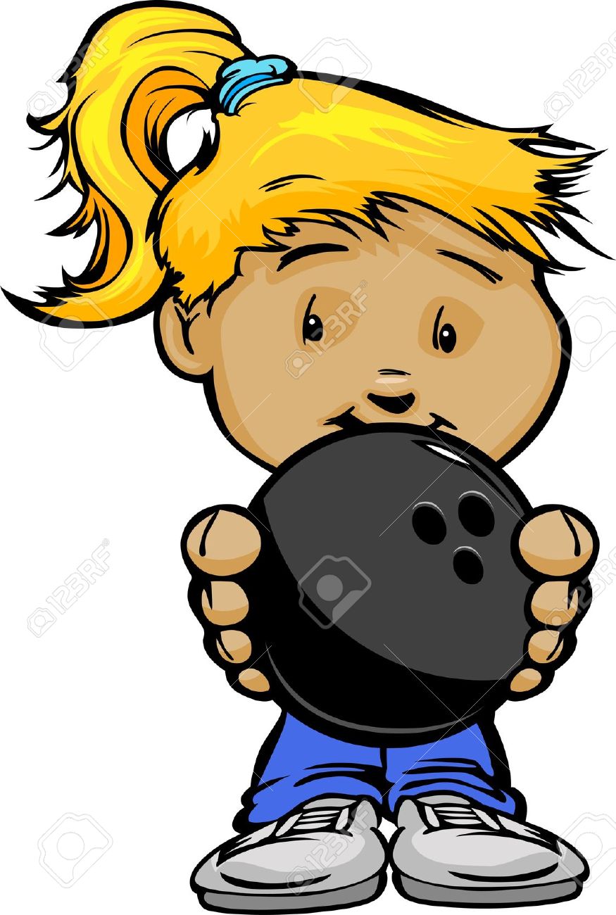 875x1300 Kid Bowling Clipart