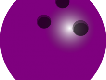 220x165 Clipart Bowling Ball Purple Bowling Ball Clip Art