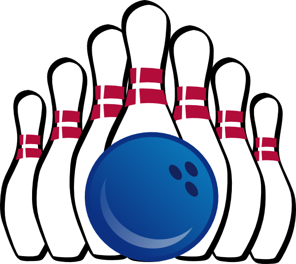 600x535 Free Bowling Clip Art