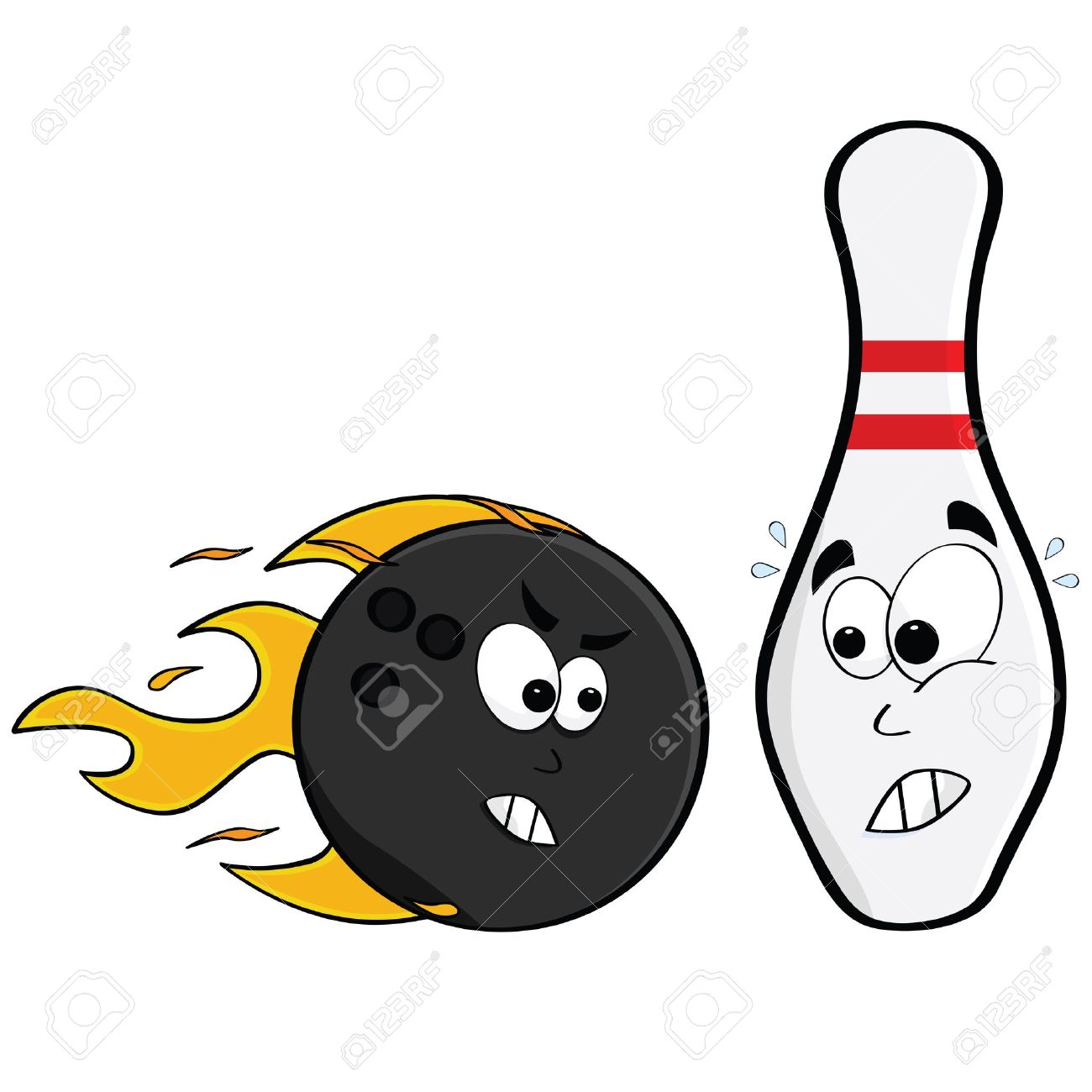 1300x1300 Angry Bowling Ball Clipart 101 Clip Art