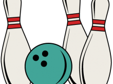 220x165 Bowling Pins Clip Art Free Bowling Pin Clipart Clip Art
