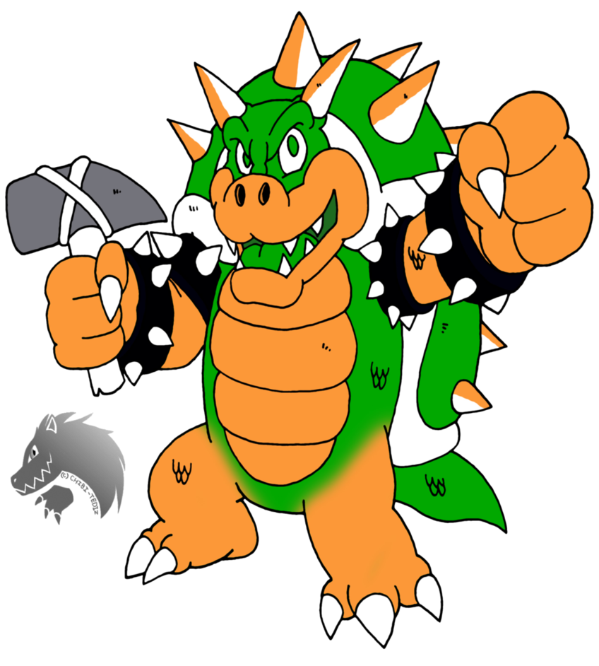 848x942 Nes Bowser By Chibi Tediz