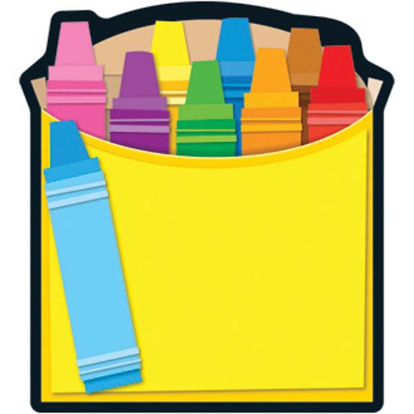 600x600 Free Crayon Box Clipart Image