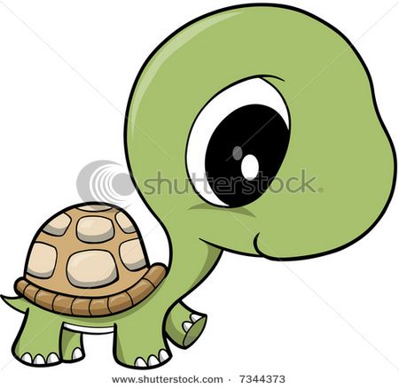 450x438 Cartoon Turtle Stock Vector Baby Turtle Vector Illustration