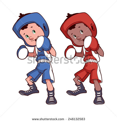 450x470 Boxer Clipart Two