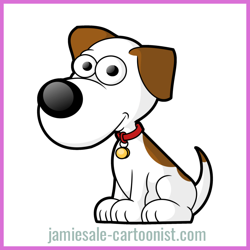 1030x1030 Shocking Cartoon Dog Vector Clip Art Image Of Trend And Face