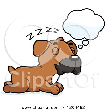 450x470 Royalty Free (Rf) Dog Dream Clipart, Illustrations, Vector Graphics