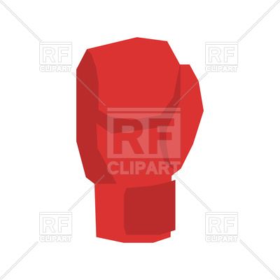 400x400 Red Boxing Gloves Isolated Royalty Free Vector Clip Art Image