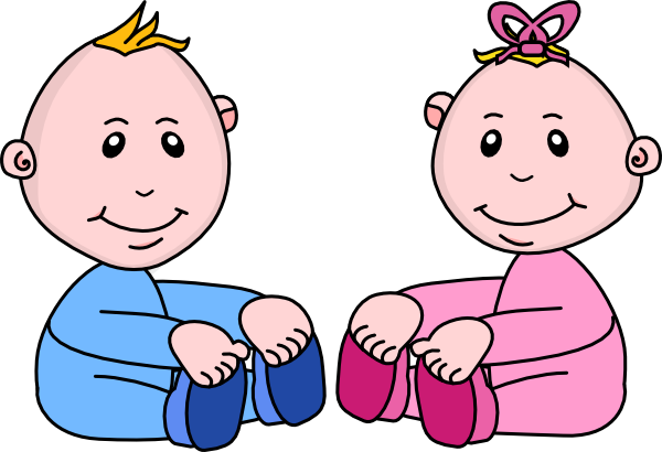 600x410 Boy Or Girl Clipart Boy And Girl Babies Clip Art