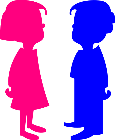 492x597 Boy And Girl Cartoon Clipart To Color