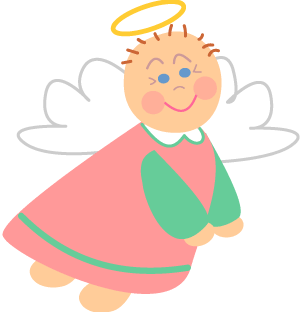 300x312 Baby Angel Clipart Group