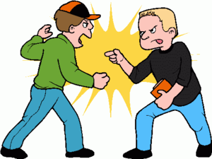 300x225 Boy Friends Clip Art Fighting Free Images