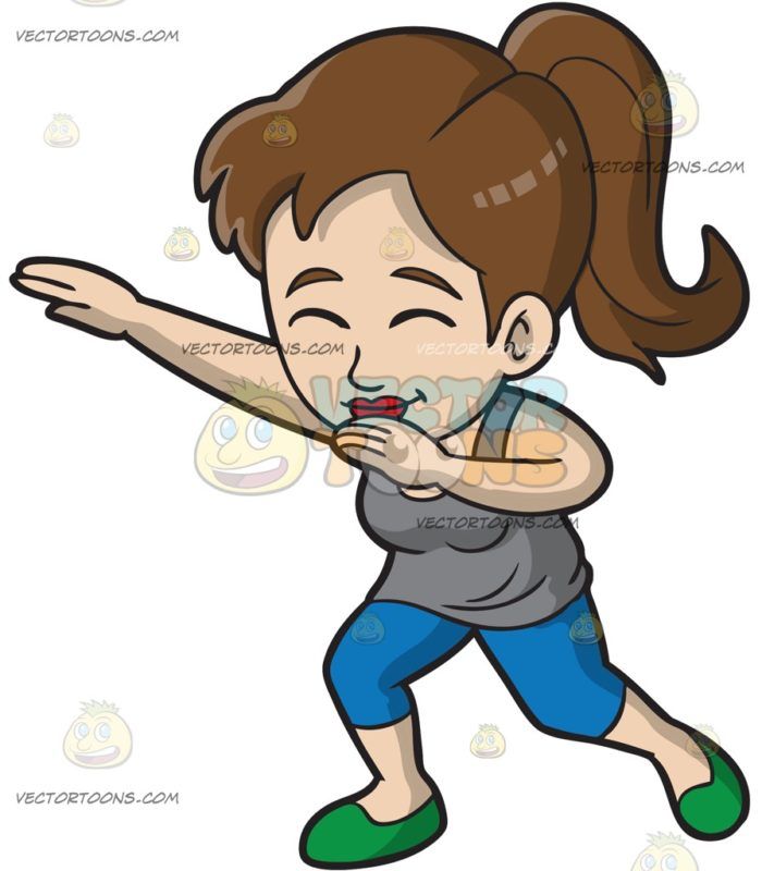 700x800 A Woman Dancing The Dub Wife Beaters And Dancing