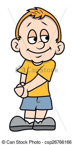 241x470 Shy Cartoon Boy. Cute Cartoon Shy Happy Boy Character Face Clip