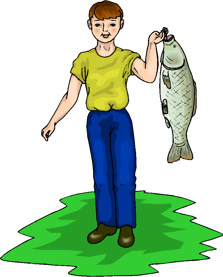 752x933 Image Of Boy Fishing Clipart