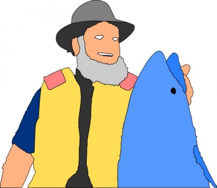 425x369 Image Of Boy Fishing Clipart