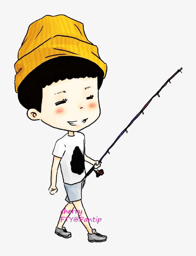 650x847 A Boy With A Fishing Rod, Boy, Fishing, Fishing Rod Png Image