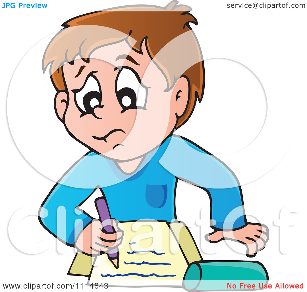 1080x1024 Free Clipart Girl Doing Homework