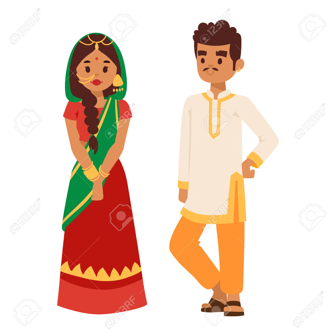 1300x1300 Collection Of Indian Boy And Girl Clipart High Quality, Free
