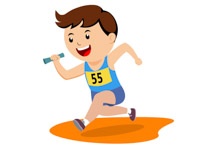 200x146 Unusual Ideas Design Clipart Running Girl For Free Clip Art Vector