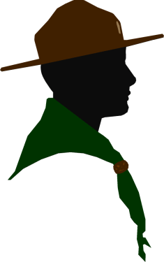 235x375 Boy Scout Silhouette