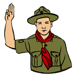 150x155 Scouting Clip Art Boy Scouts Clipart Panda