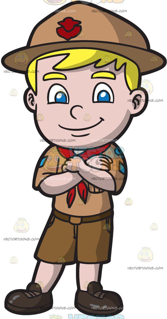 538x1024 Boy Scouts Clipart Vector Toons
