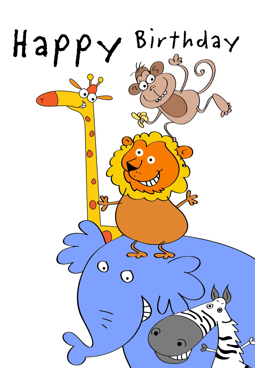 1080x1560 Design Birthday Cards For Kids Also Kids Birthday Card Vector