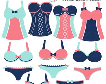 340x270 Bra Clip Art Etsy