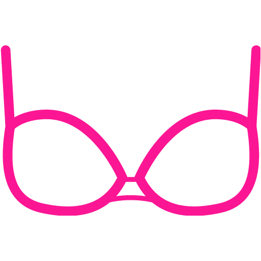 512x512 Deep Pink Bra 2 Icon
