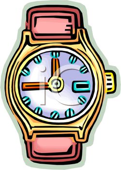 250x350 Clip Art Watch Bracelet Clipart