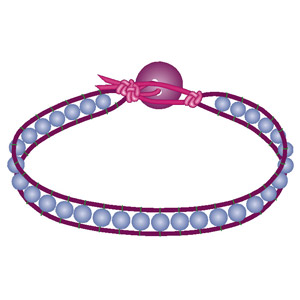 300x300 Wrapped Cord Bracelet Beading Techniques Fusion Beads