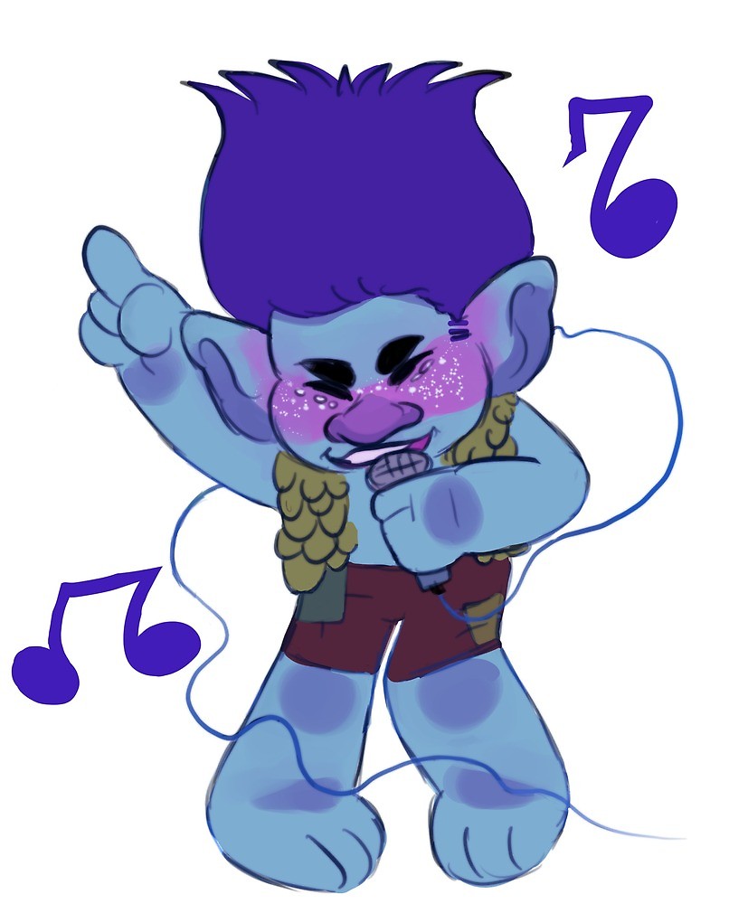 827x1000 Branch Trolls By Gauchitos Redbubble