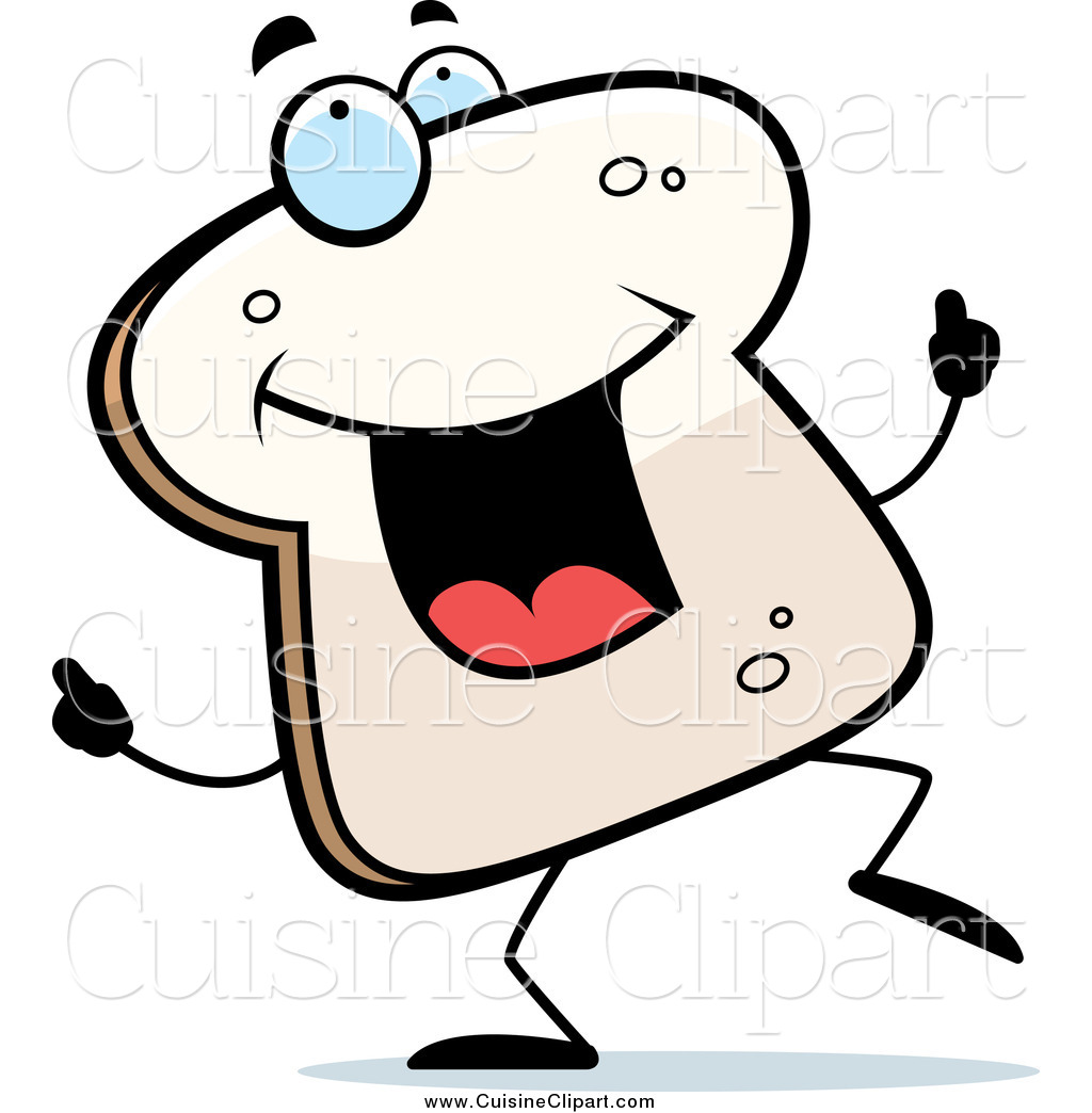 1024x1044 Cuisine Clipart Of Happy Bread Dancing By Cory Thoman