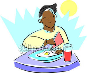 300x254 Eating Breakfast Clipart Clipart Panda