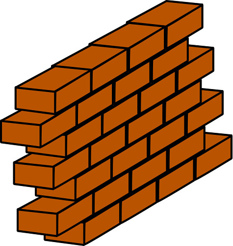 475x500 Brick Wall Clip Art.jpg Clipart Panda