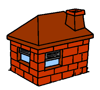 340x306 Casa Tijolo Brick House Three Little Pigs By Andrep25
