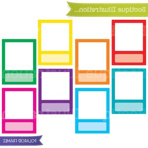 300x300 Polaroid And Christmas Bells Over Brick Wall Vector Clipart