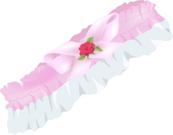 340x266 Bride's Garter Clip Art