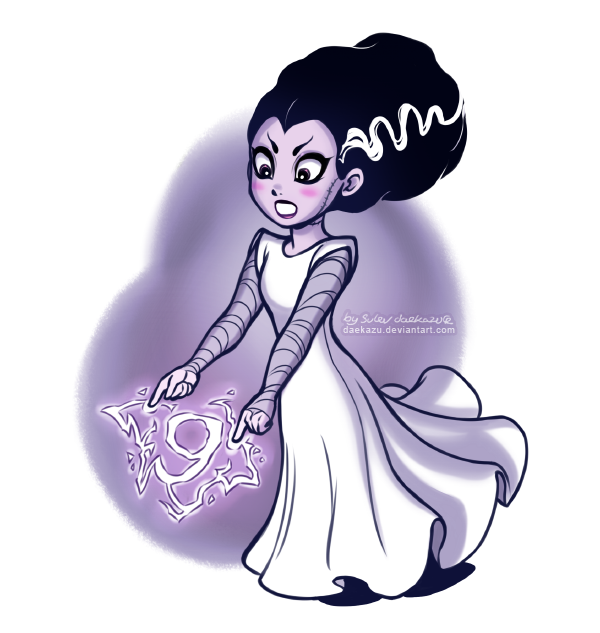 600x633 Monster Countdown Frankenstein Bride By Daekazu