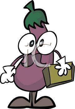 241x350 Eggplant Clipart Cartoon