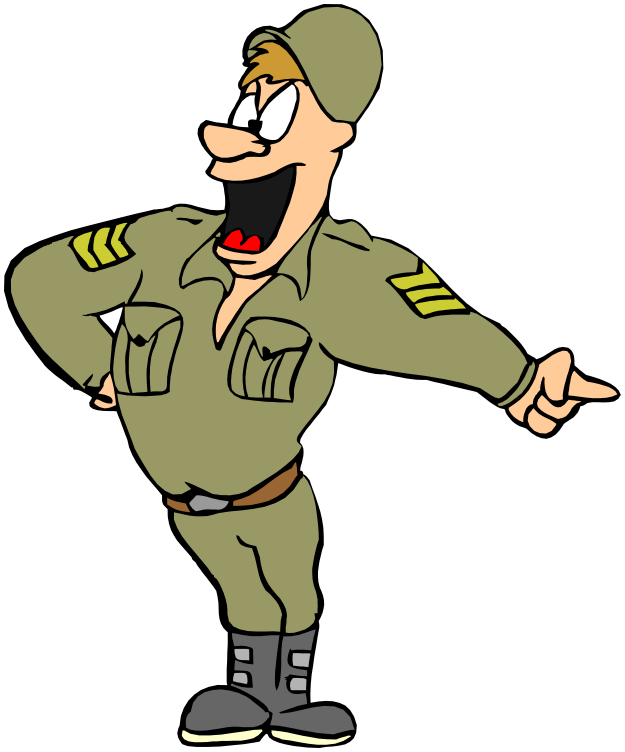 625x752 Sergent Clipart Soldier Salute