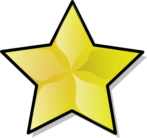 600x563 Broadway Star Clipart Collection